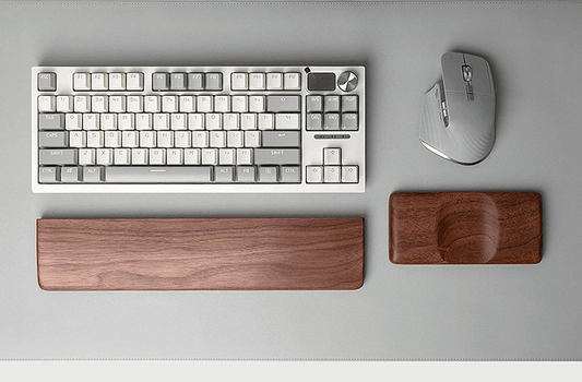 【Masterpiece Crafted】Solid - Wood Keyboard Wrist Rest - The Guardian of Your Hands' Health