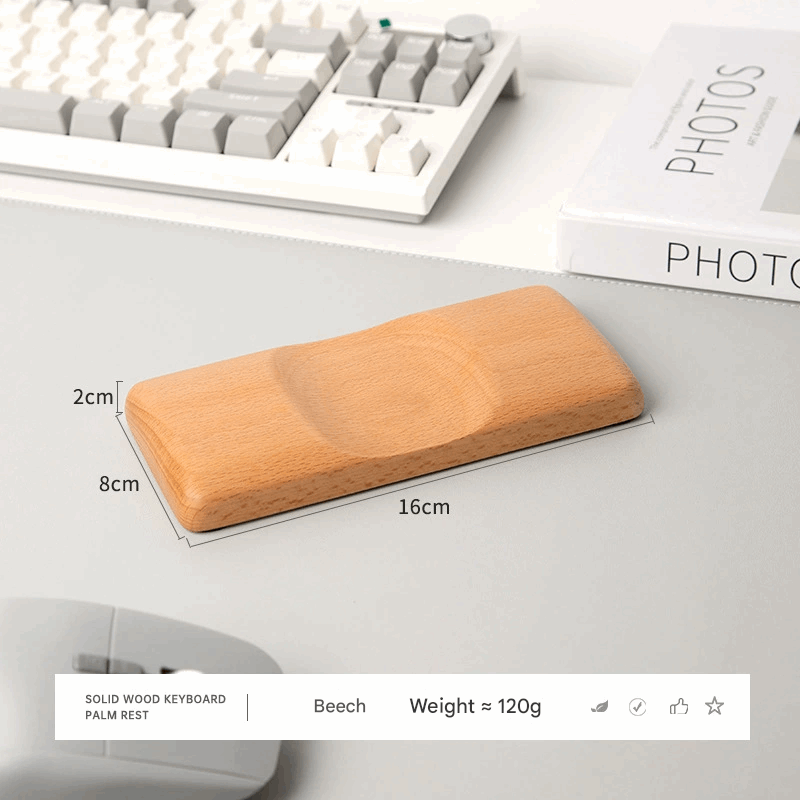 Solid Wood Keyborad Palm Rest