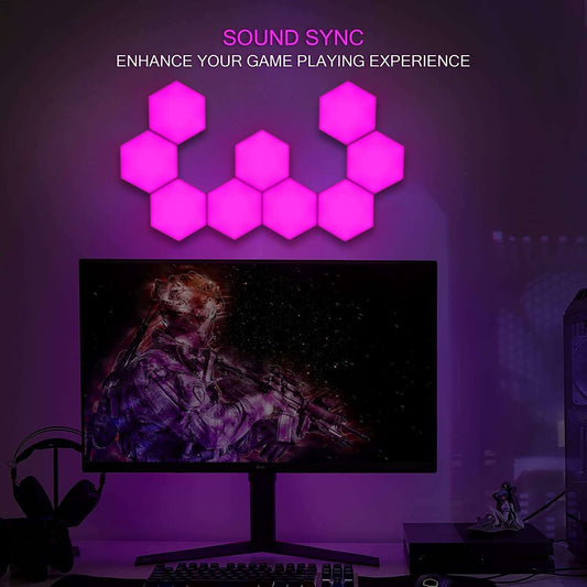 Gaming Ambient Lighting & Hexagonal Splicing DIY Ambient Lighting