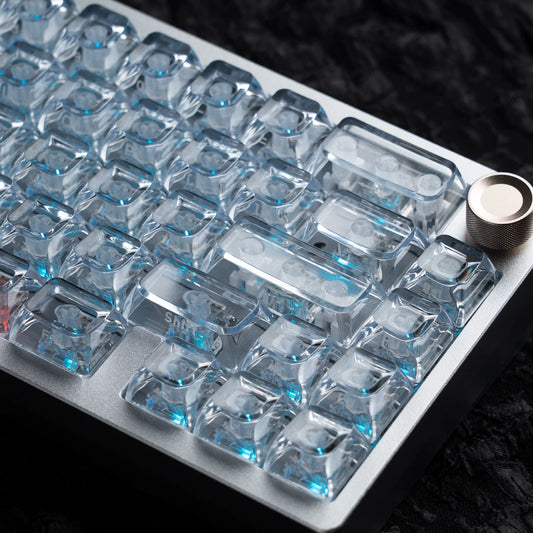 Star Prism Clear PC Keycaps – ASA Profile RGB Shine-Through