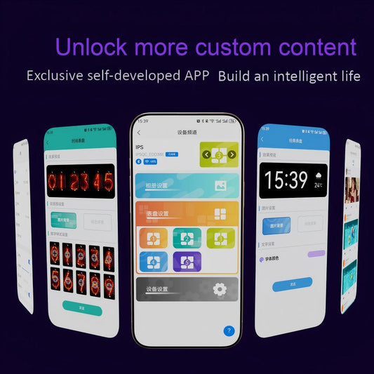 Quantum Clock Bluetooth LED smart clock with IPS screen