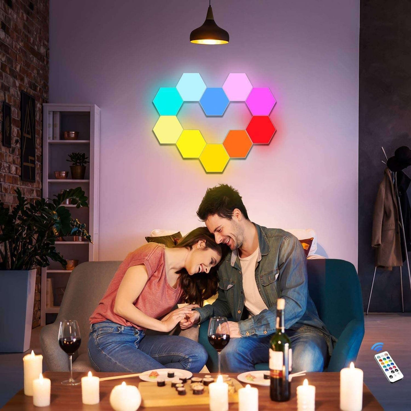 Gaming Ambient Lighting & Hexagonal Splicing DIY Ambient Lighting