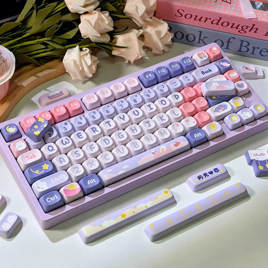 Moonlight Bunny Keycaps