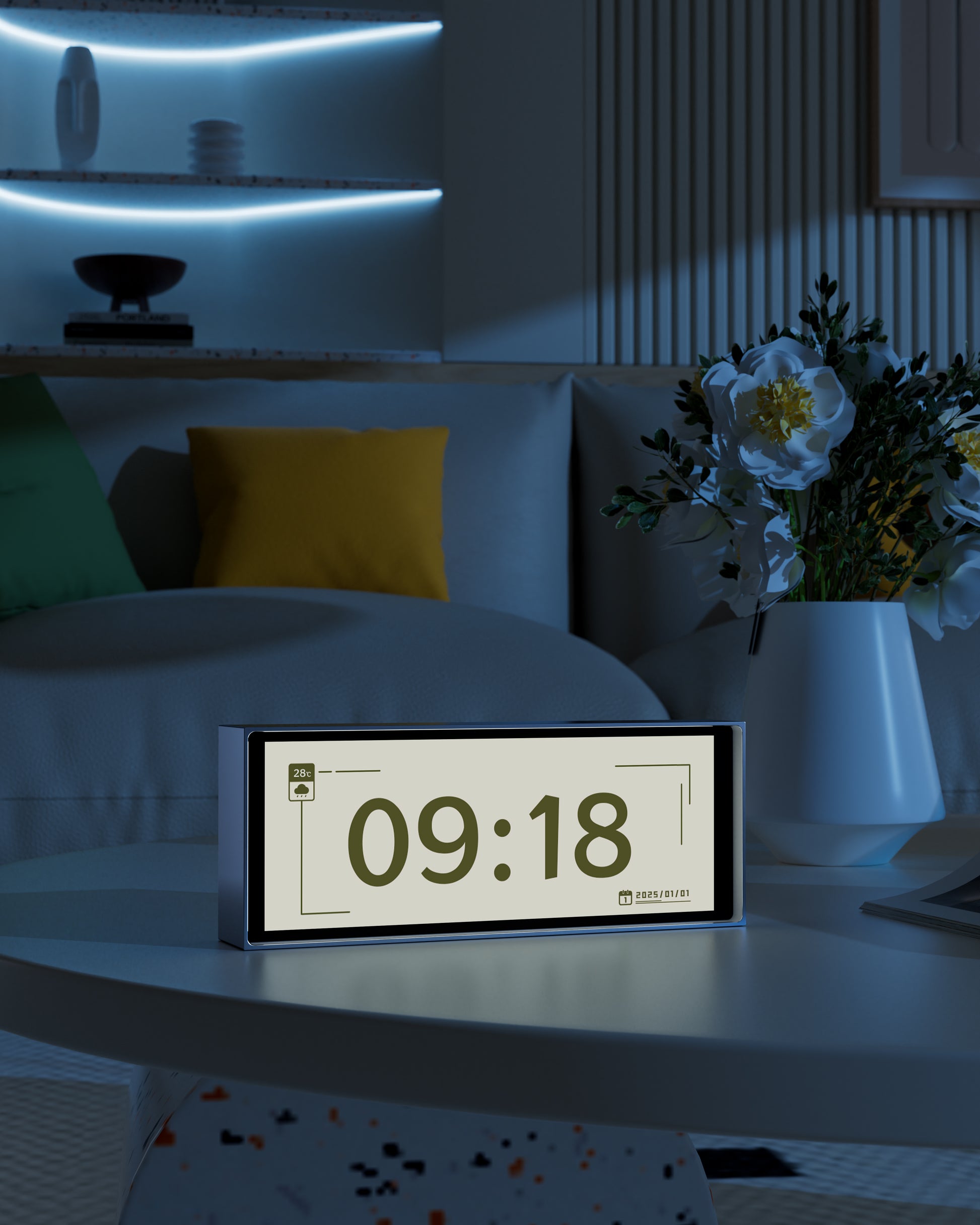 Quantum Clock Bluetooth LED smart clock with IPS screen