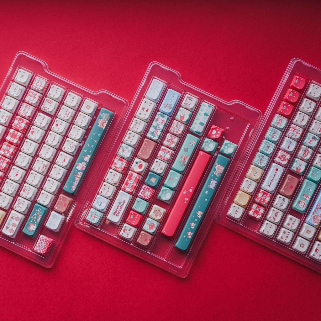 Christmas Meow Meow Keycaps– PBT+PC | ARKTCAT x SOULCAT