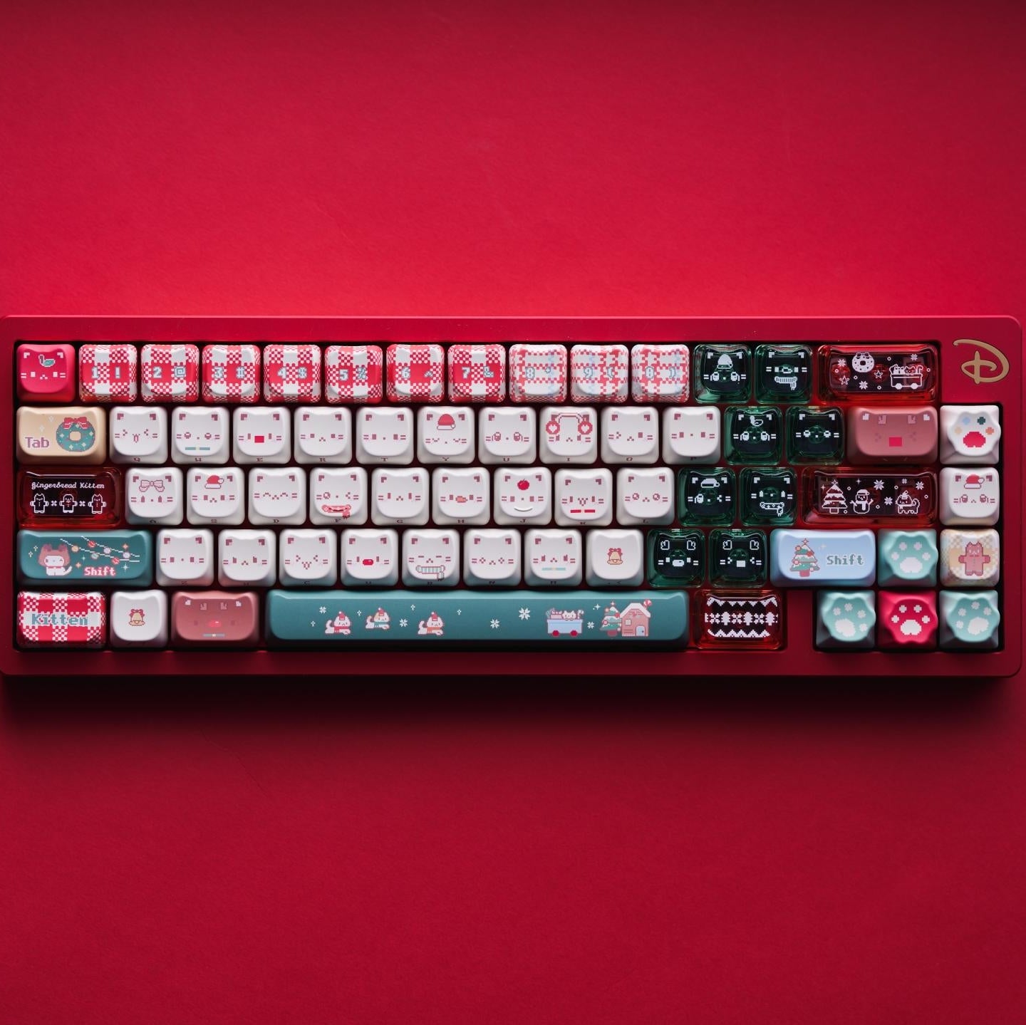 Christmas Meow Meow Keycaps– PBT+PC | ARKTCAT x SOULCAT