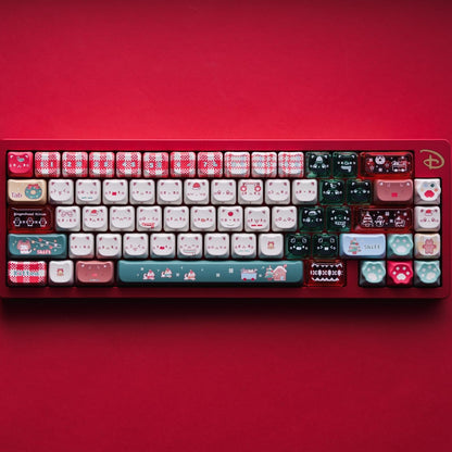 Christmas Meow Meow Keycaps– PBT+PC | ARKTCAT x SOULCAT