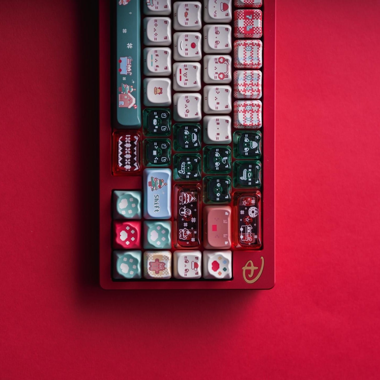 Christmas Meow Meow Keycaps– PBT+PC | ARKTCAT x SOULCAT