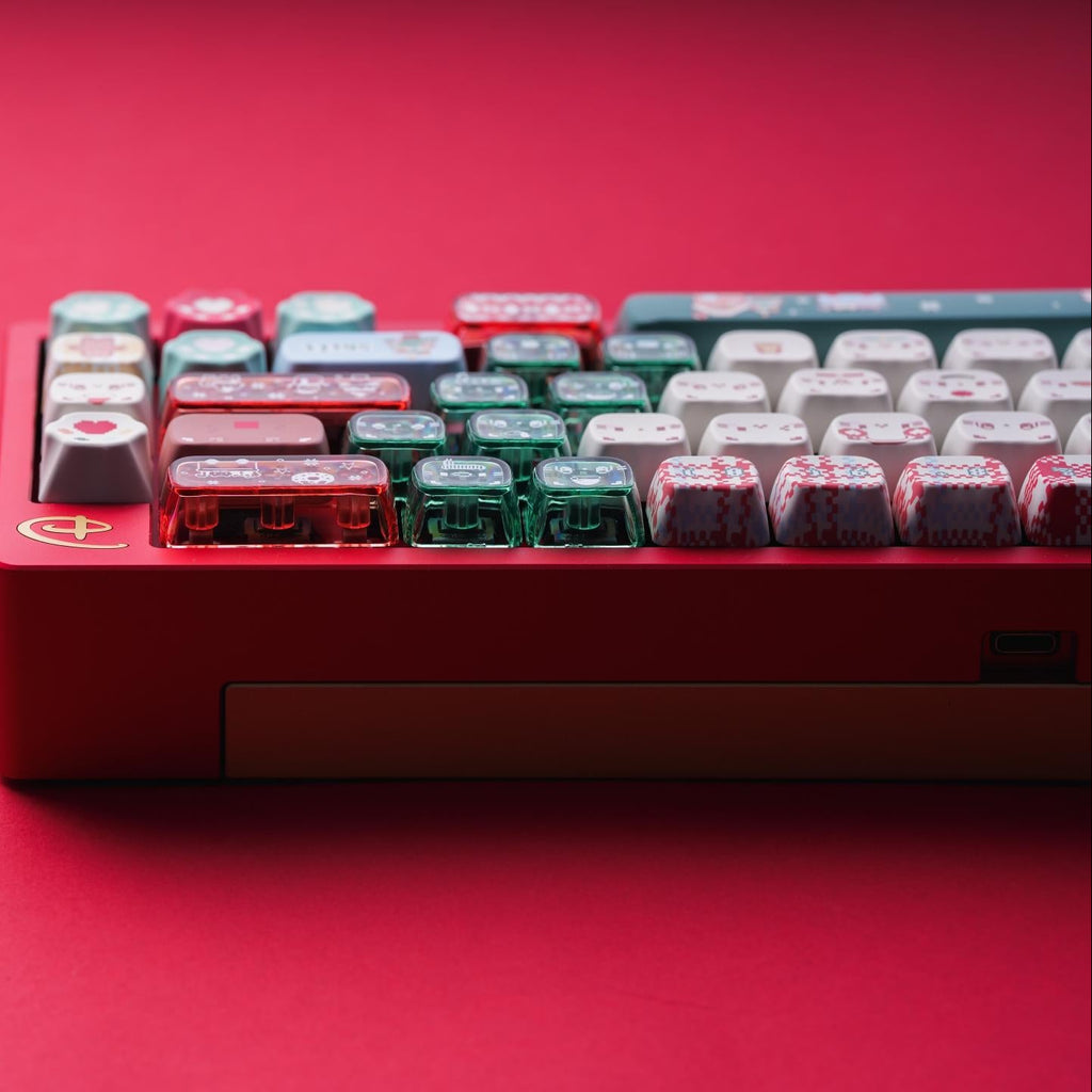 Christmas Meow Meow Keycaps– PBT+PC | ARKTCAT x SOULCAT
