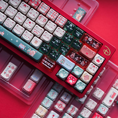 Christmas Meow Meow Keycaps– PBT+PC | ARKTCAT x SOULCAT