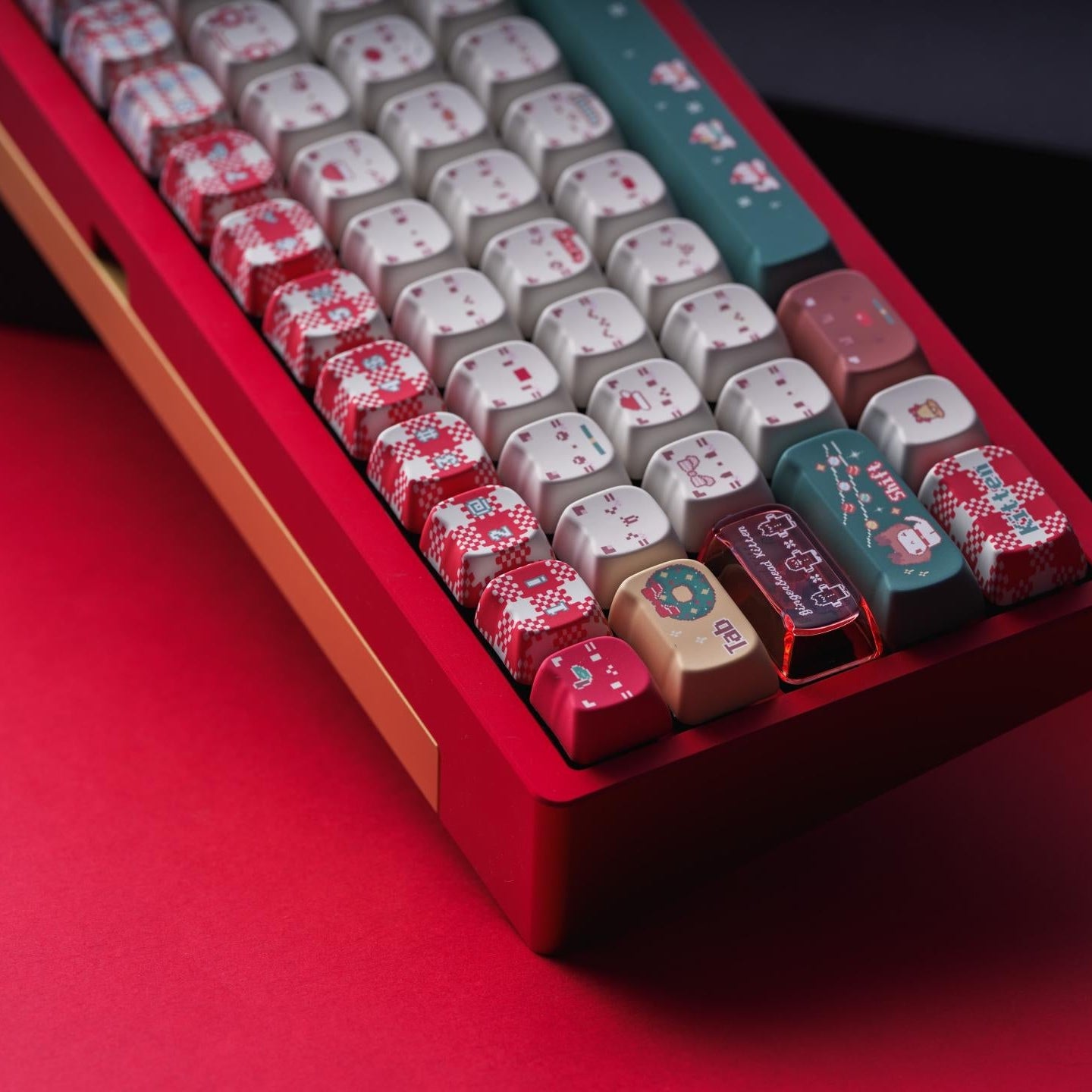 Christmas Meow Meow Keycaps– PBT+PC | ARKTCAT x SOULCAT