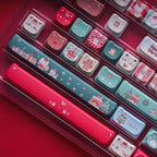 Christmas Meow Meow Keycaps– PBT+PC | ARKTCAT x SOULCAT