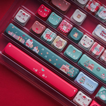 Christmas Meow Meow Keycaps– PBT+PC | ARKTCAT x SOULCAT