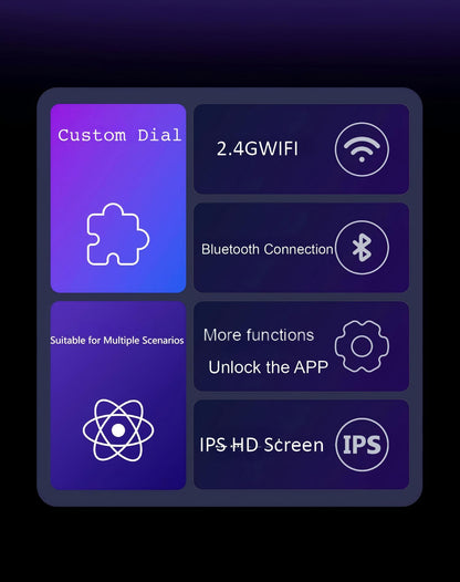 Quantum Clock Bluetooth LED smart clock with IPS screen