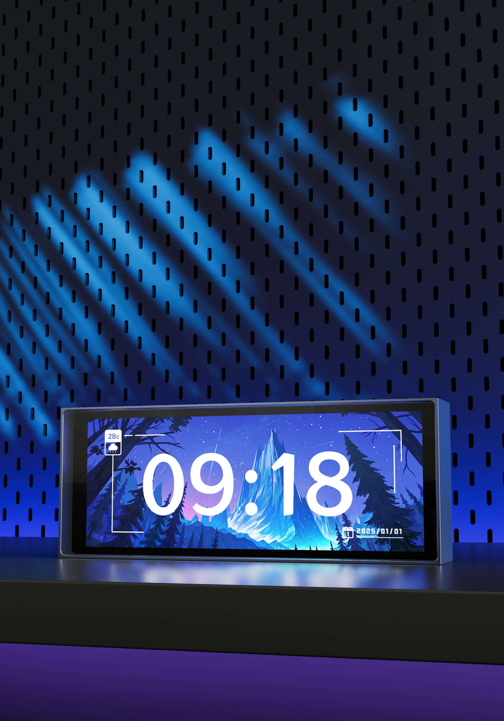 Quantum Clock Bluetooth LED smart clock with IPS screen