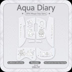 Aqua Diary Mouse Grip Tape | Cute Nurse Bunny Anti-Slip Sticker | Arktcat x Soulcat