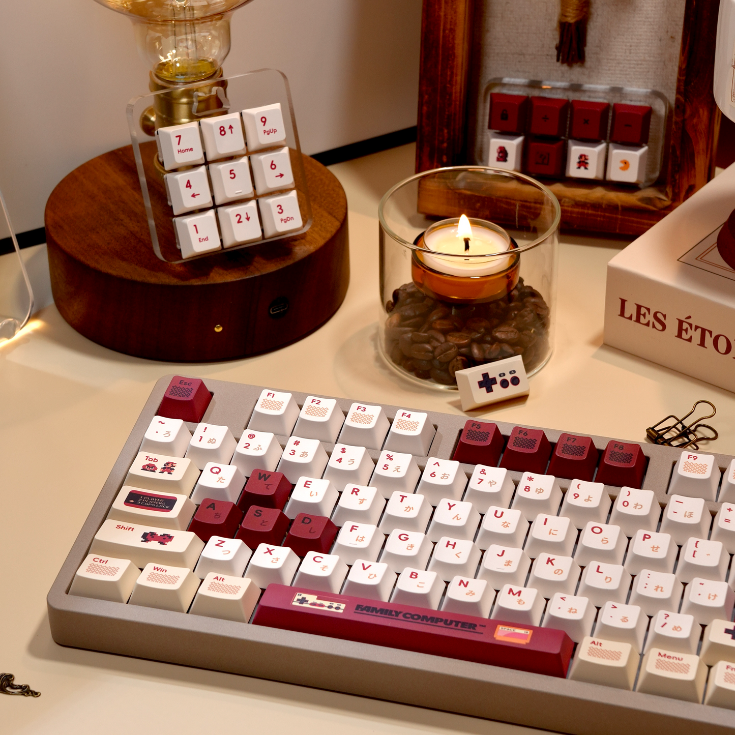 MAO Profile Custom Keycaps Featuring Pixel Art Characters