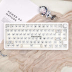 Custom Mechanical Keyboard Kit with Hot Swappable Switches and RGB Backlight - 75/80/98/108 Layout