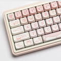Party Cat MAO Profile Pink Keycaps Set for Mechanical Keyboards
