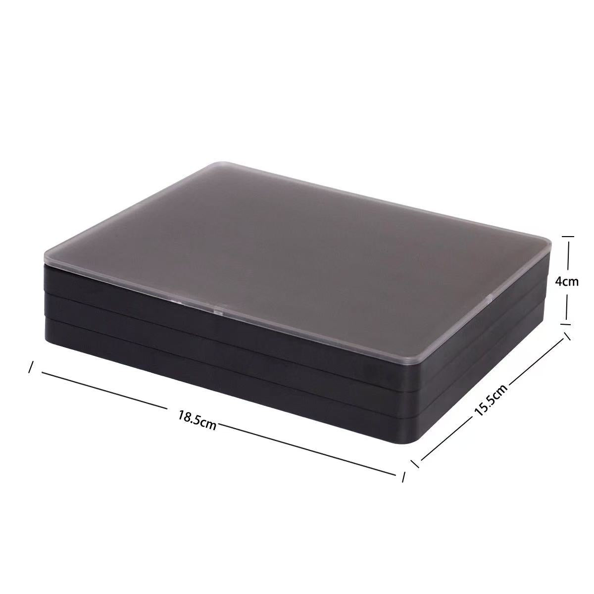 Space-saving stackable keycap display box
