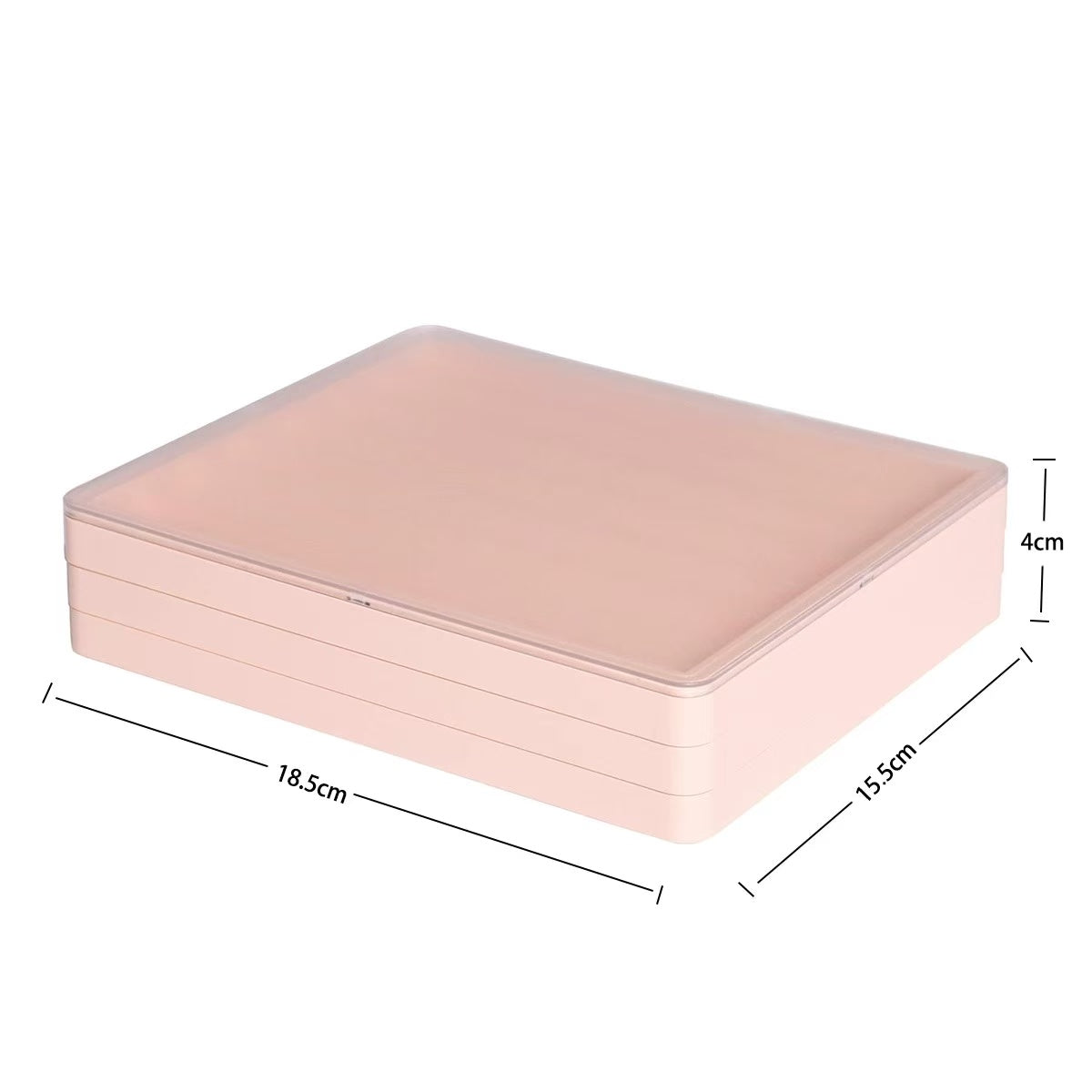 Transparent mechanical keycap case for desktop setup