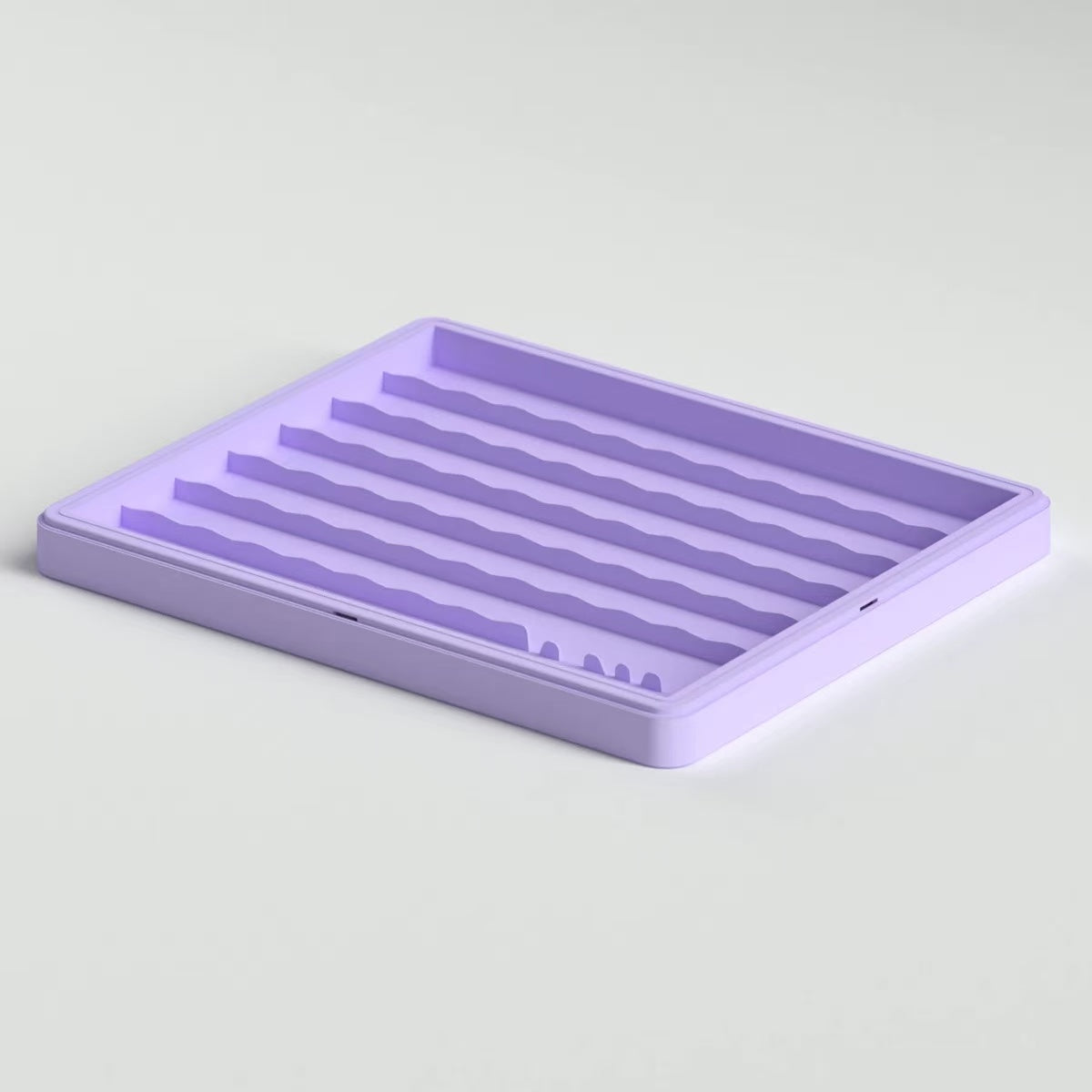 Durable plastic keycap holder with dustproof lid