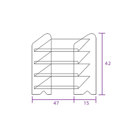 Acrylic Mechanical Keyboard Display Stand – 3/4/5 Tier Transparent Rack for Keyboard Collection
