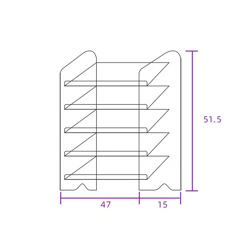Acrylic Mechanical Keyboard Display Stand – 3/4/5 Tier Transparent Rack for Keyboard Collection