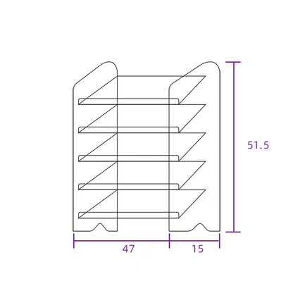 Acrylic Mechanical Keyboard Display Stand – 3/4/5 Tier Transparent Rack for Keyboard Collection