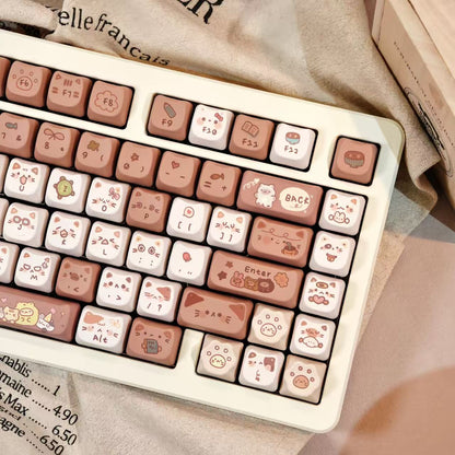 MAO profile PBT keycaps for mechanical keyboard