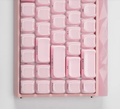 crystal jelly meow meow keycaps on magnetic switch keyboard transparent abs pc mao rgb jelly glow cute cat 2026