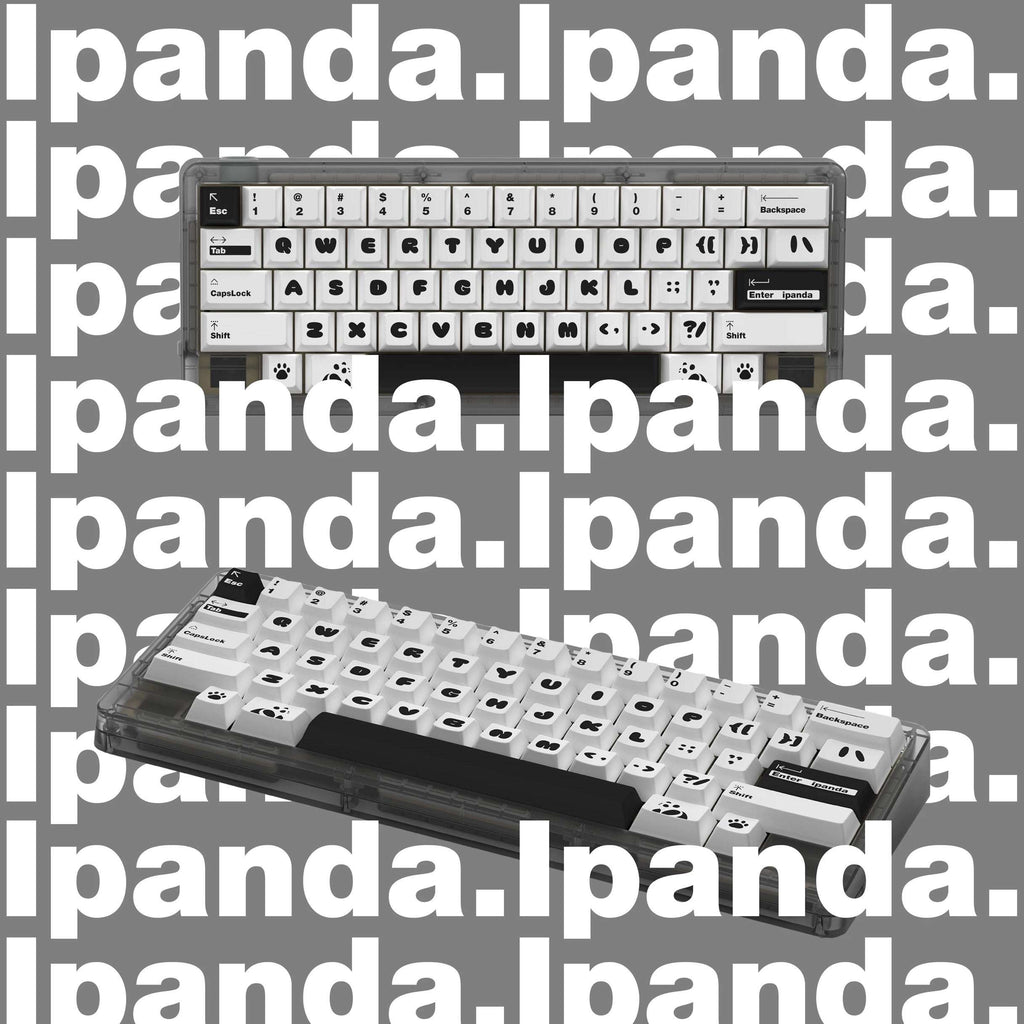 Ipanda Panda Keycaps – Cherry Profile PBT | ARKTCAT x SOULCAT