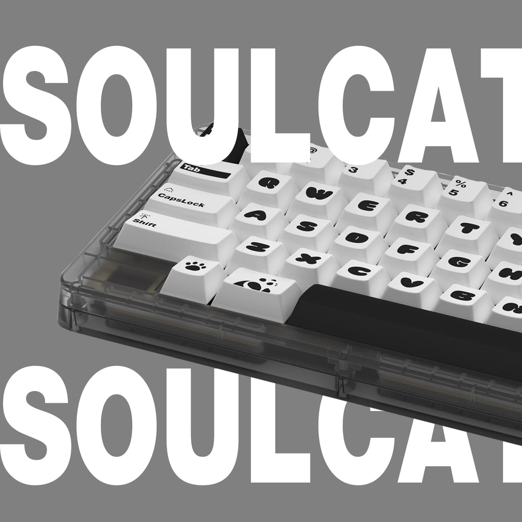 Ipanda Panda Keycaps – Cherry Profile PBT | ARKTCAT x SOULCAT