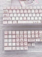 Pudding Roll Keycaps – 131 keys Original Profile PBT 5-Side Dye-Sub