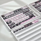 Kawaii Cat Ear Backlit Keycaps - 110 Keys PBT Dye-Sub MAO Profile  | ARKTCAT