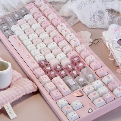 Cute Melody theme Pink Keycaps | ARKTCAT