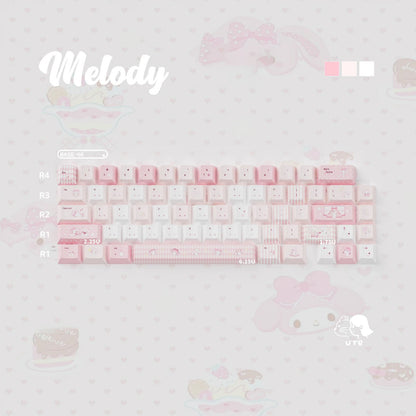 Cute Melody theme Pink Keycaps | ARKTCAT