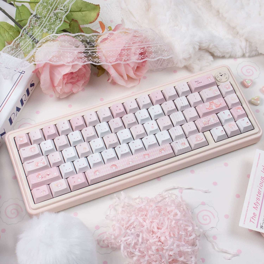 Cute Melody theme Pink Keycaps | ARKTCAT