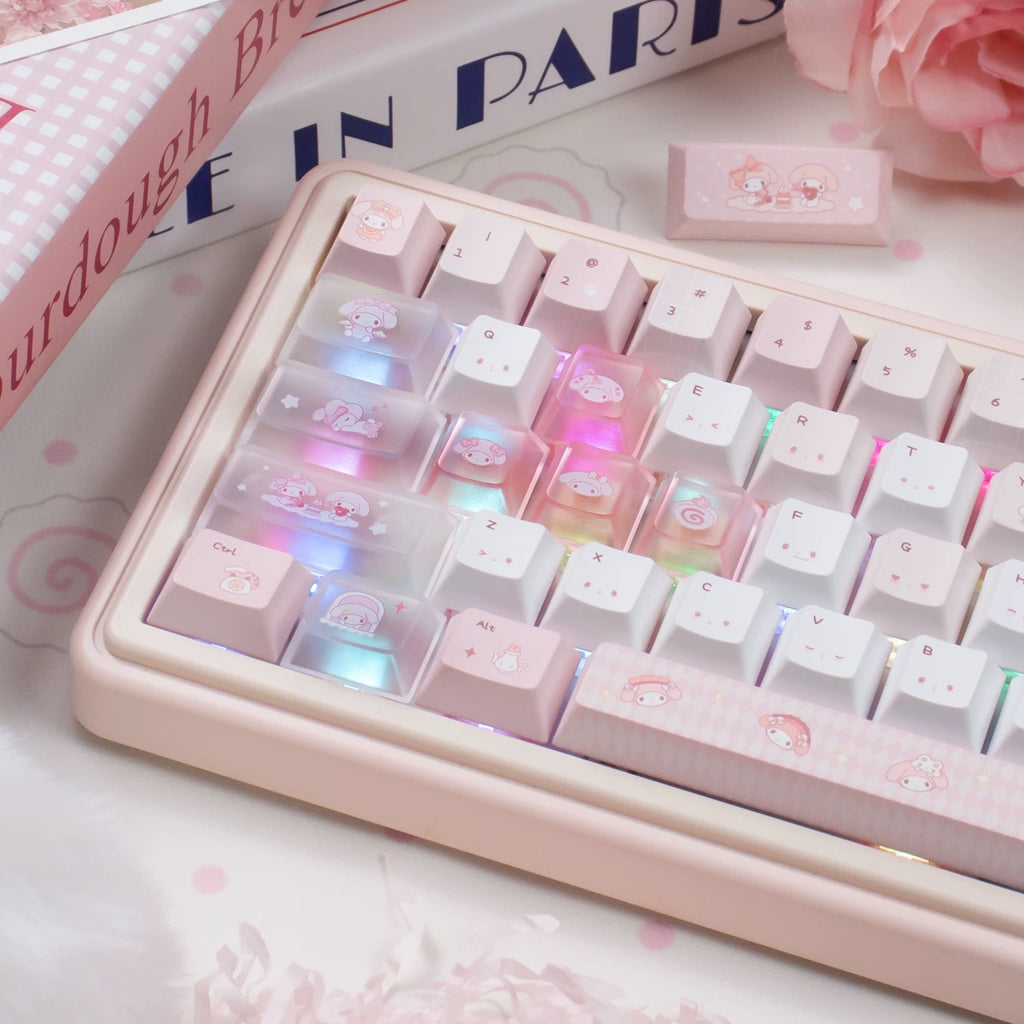 Cute Melody theme Pink Keycaps | ARKTCAT