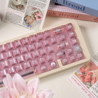 Meow Dessert Shop Kawaii Keycaps 136 Keys Pink Blue Purple Foggy Translucent | ARKTCAT