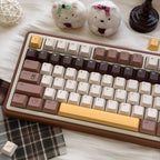 Durable PBT Dye-Sublimated Keycaps - No Fade Print, Ergonomic Cherry Profile
