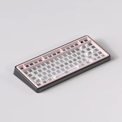 black and pink Mechanical Keyboard Barebone