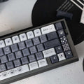 Moody Kitten PBT keycaps with five-sided dye-sublimation cat faces