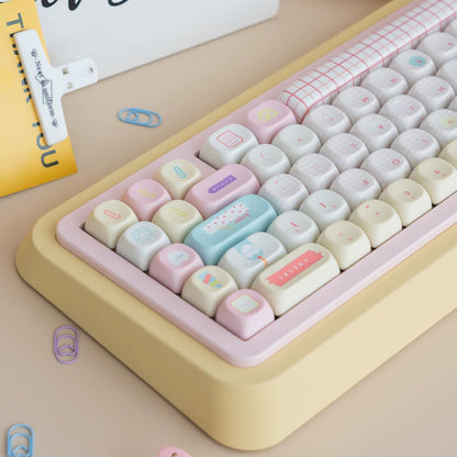 Summer Journal Keycaps - Kawaii PBT & PC Set | MOA & Cherry Profile