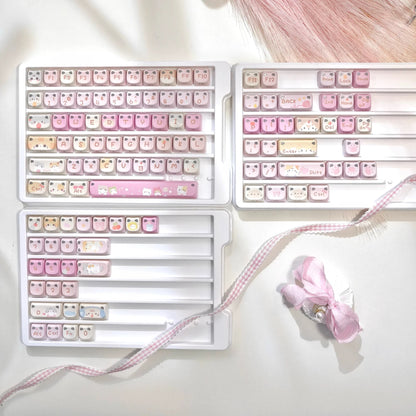 Meow Meow Squad Keycap Set  113 keys– MAO Profile Cat Ear | ARKTCAT x MaorBeng