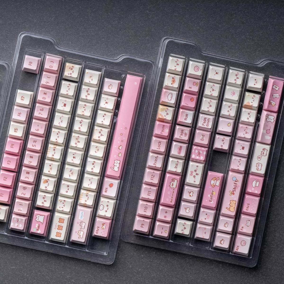 Pixel Meow Meow Keycaps –Cherry Profile PBT + PC | ARKTCAT x SOULCAT