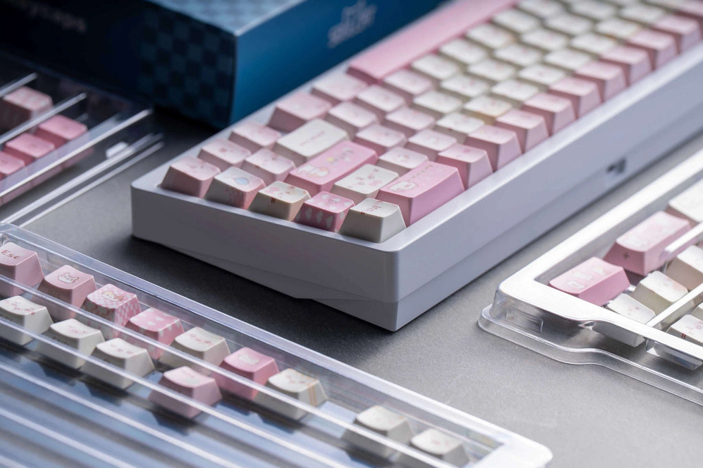 Pixel Meow Meow Keycaps –Cherry Profile PBT + PC | ARKTCAT x SOULCAT