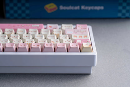 Pixel Meow Meow Keycaps –Cherry Profile PBT + PC | ARKTCAT x SOULCAT