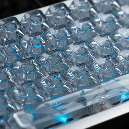 Star Prism Clear PC Keycaps – ASA Profile RGB Shine-Through