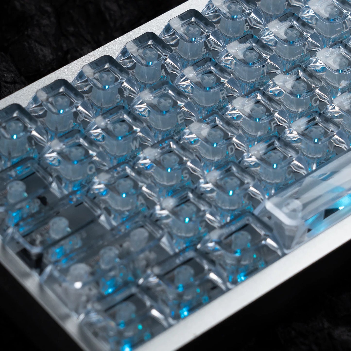 Star Prism Clear PC Keycaps – ASA Profile RGB Shine-Through